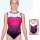 AGIVA 8668 Ärmelloser Gymnastikanzug "Mat Look Printed" + Strass F: fuchsia-Kombi 40